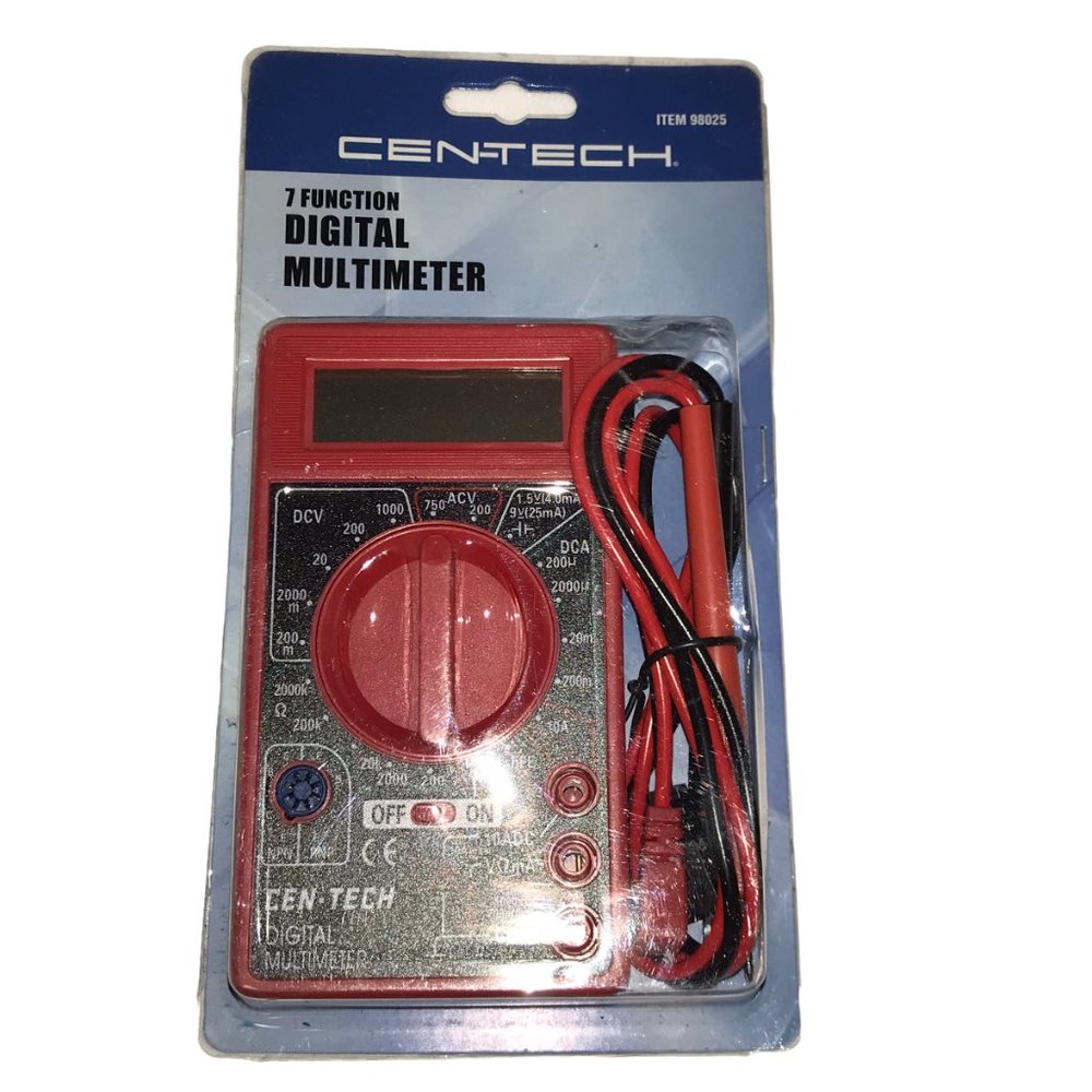 CENTECH Digital Multimeter, Electrical Tester, NEW